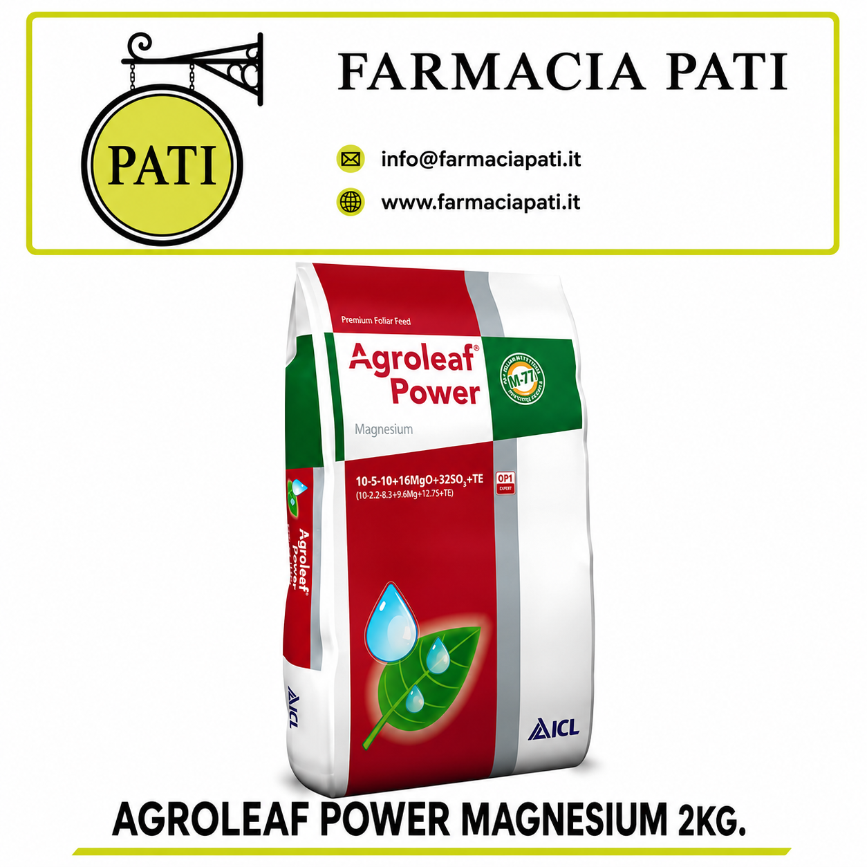 ICL AGROLEAF POWER MAGNESIUM KG.2