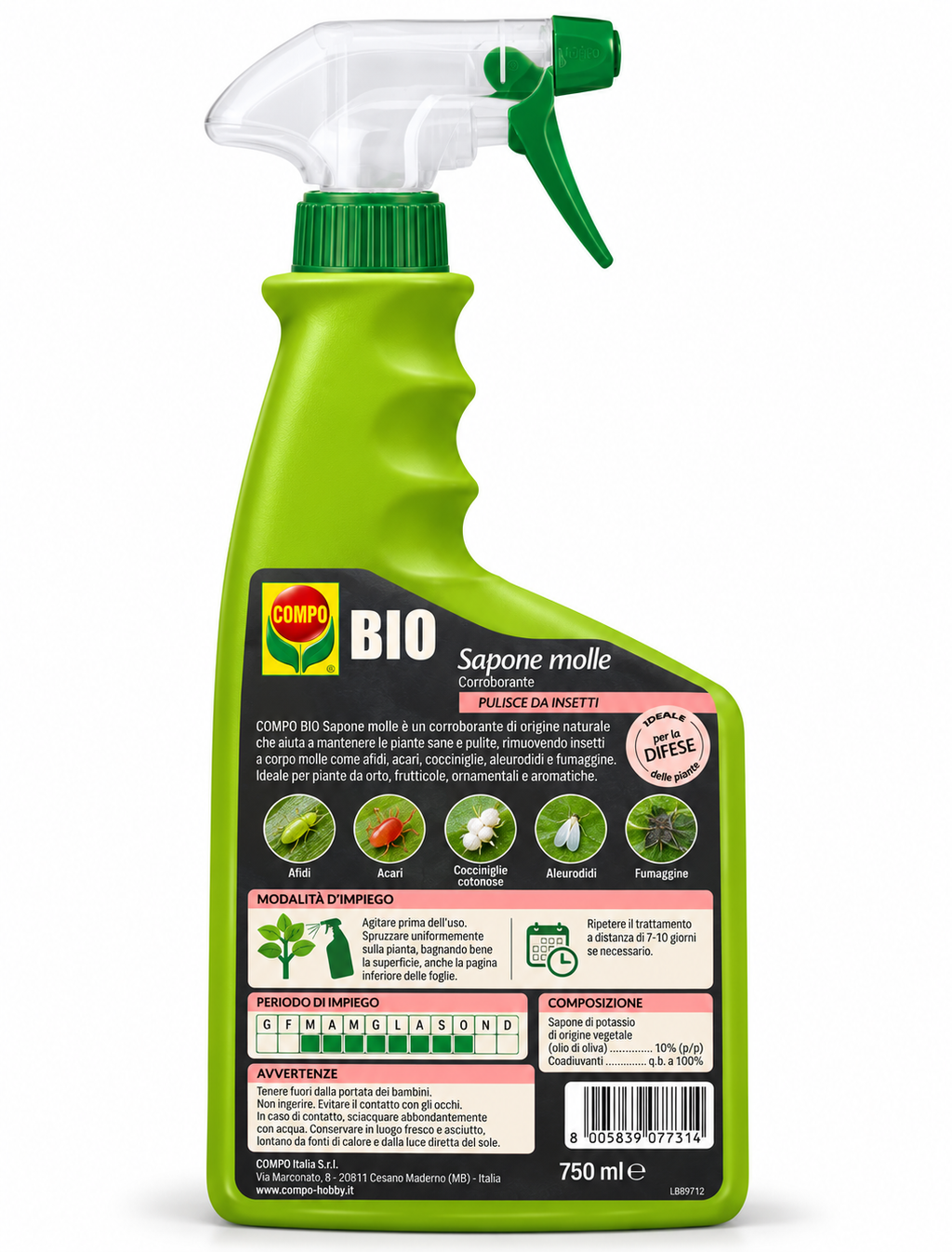 COMPO BIO SAPONE MOLLE 750ML