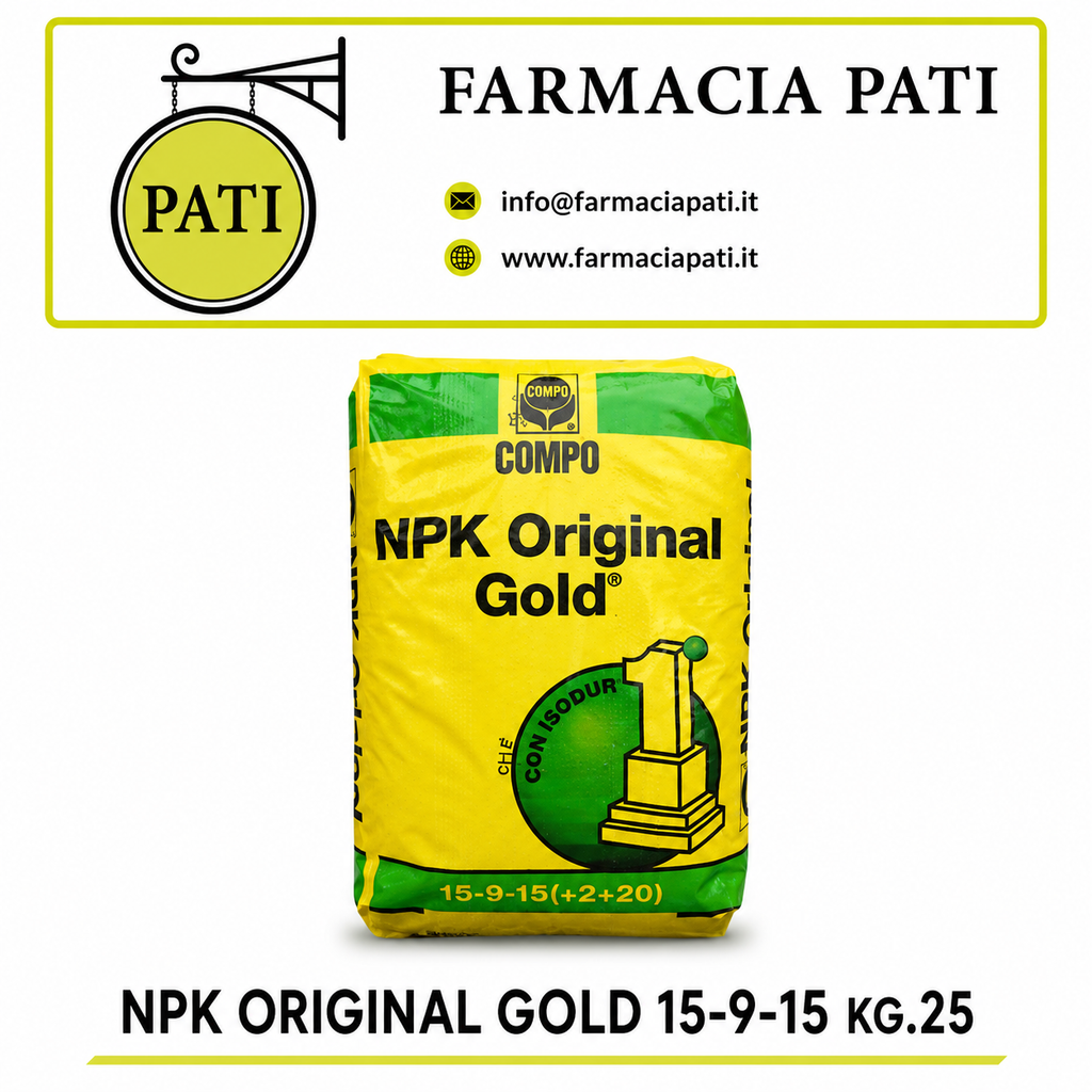NPK ORIGINAL GOLD 15-9-15(+2+20) KG25