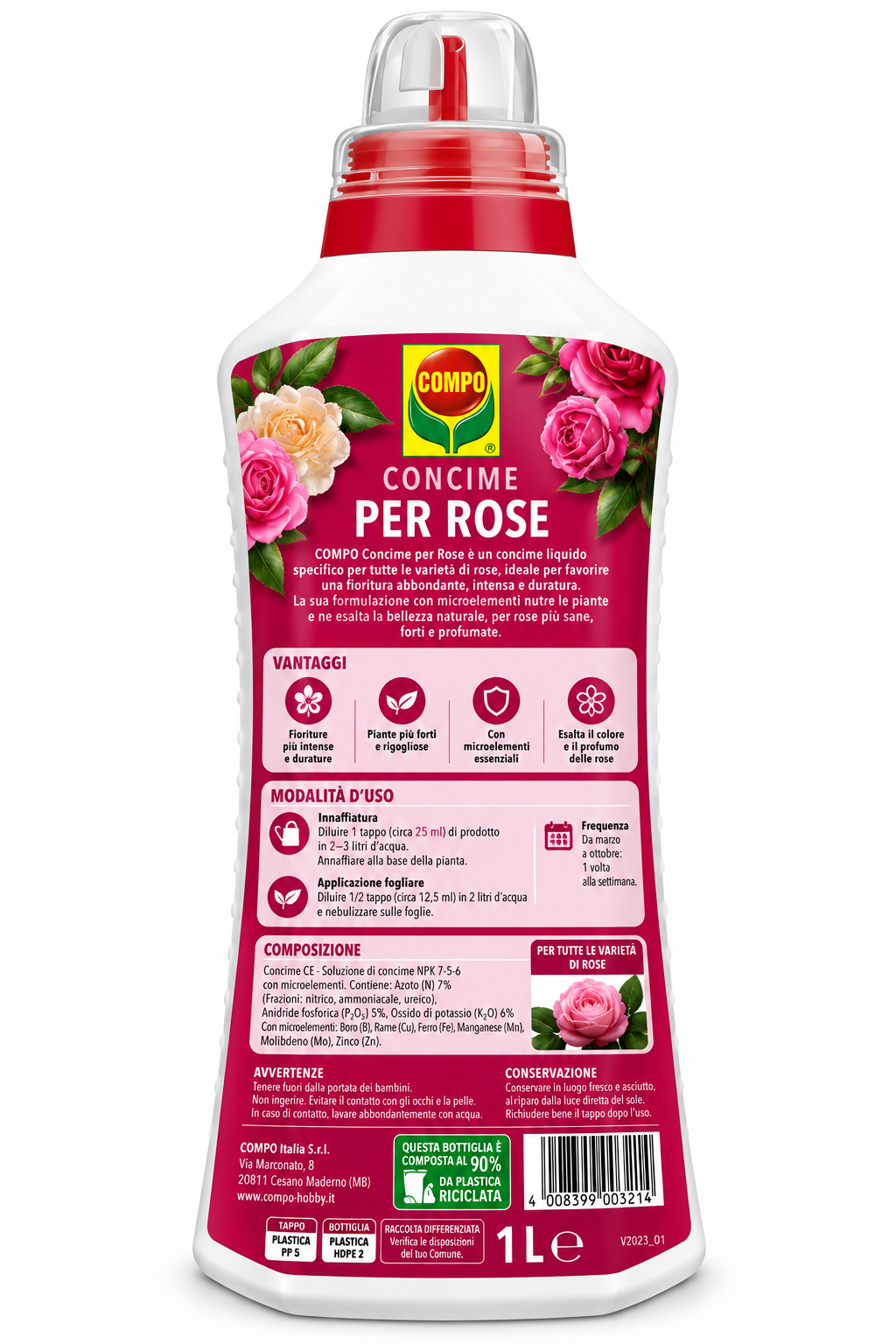 CONCIME PER ROSE 1.LT