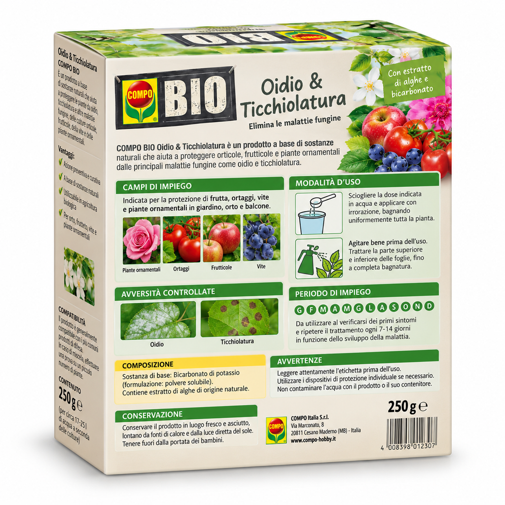 OIDIO E TICCHIOLATURA 250GR