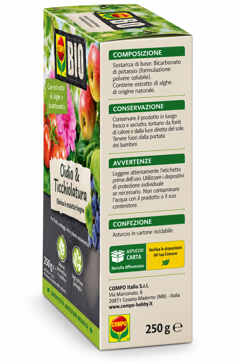 OIDIO E TICCHIOLATURA 250GR