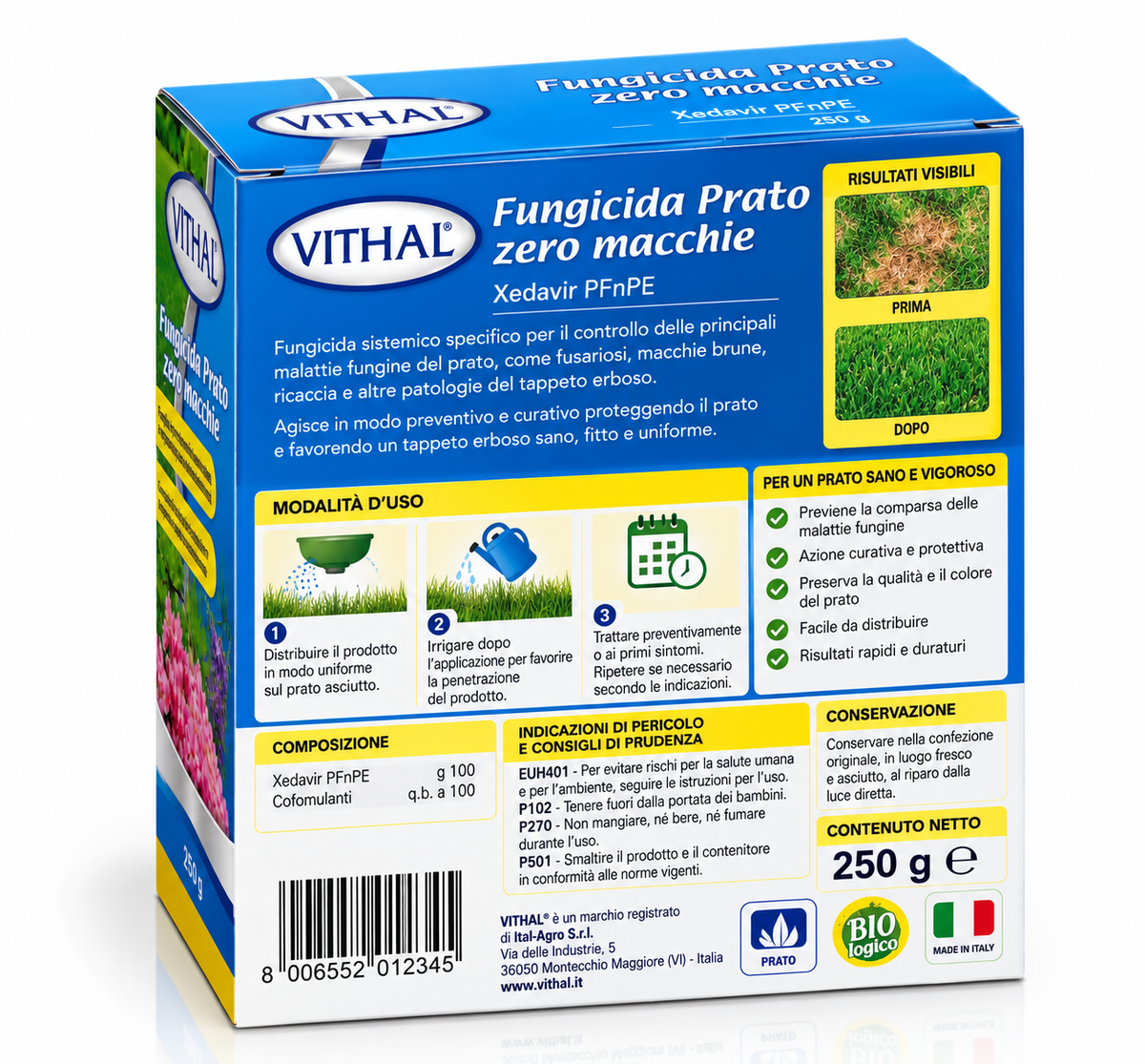 VITHAL FUNGICIDA PRATO ZERO MACCHIE 250G
