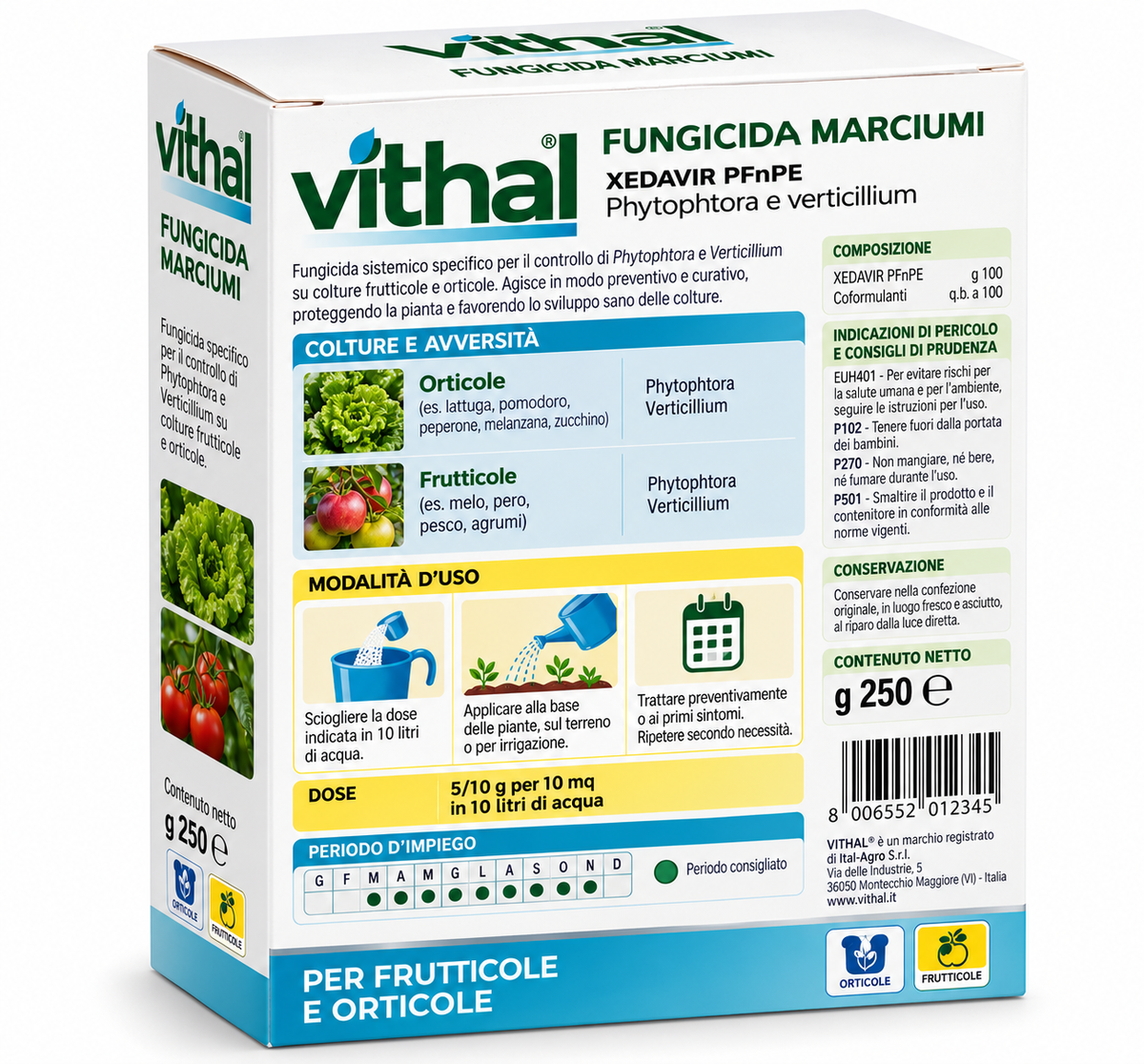 VITHAL XEDAVIR 250.GR