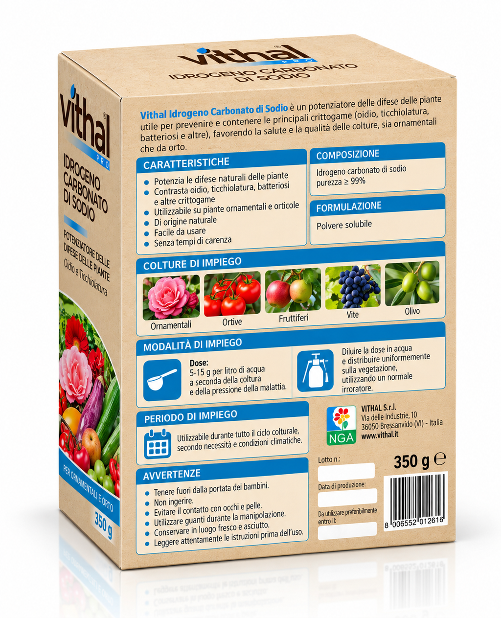 IDROGENO CARBONATO DI SODIO 350G