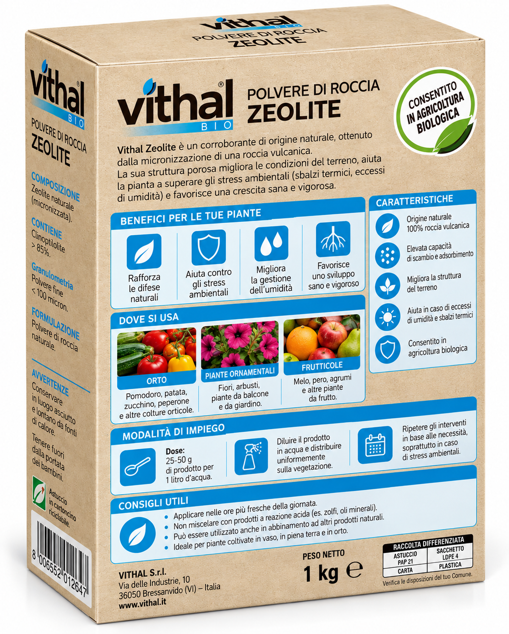 VITHAL ZEOLITE 1KG