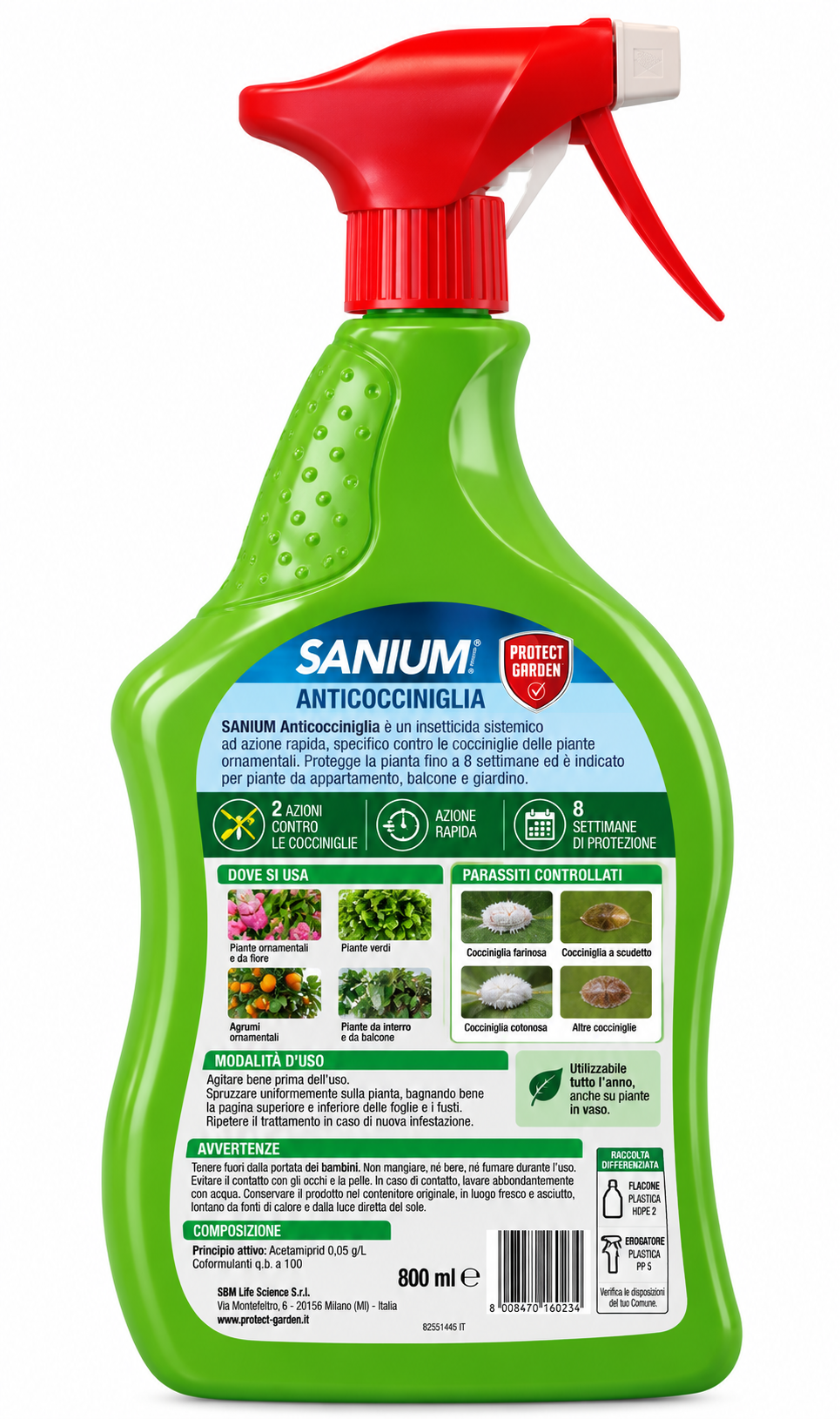 SANIMU ANTICOCCINIGLIA 800ML