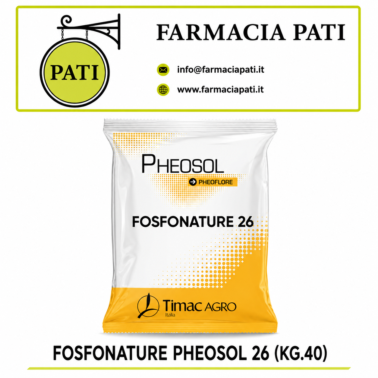 FOSFONATURE PHEOSOL 26 KG40
