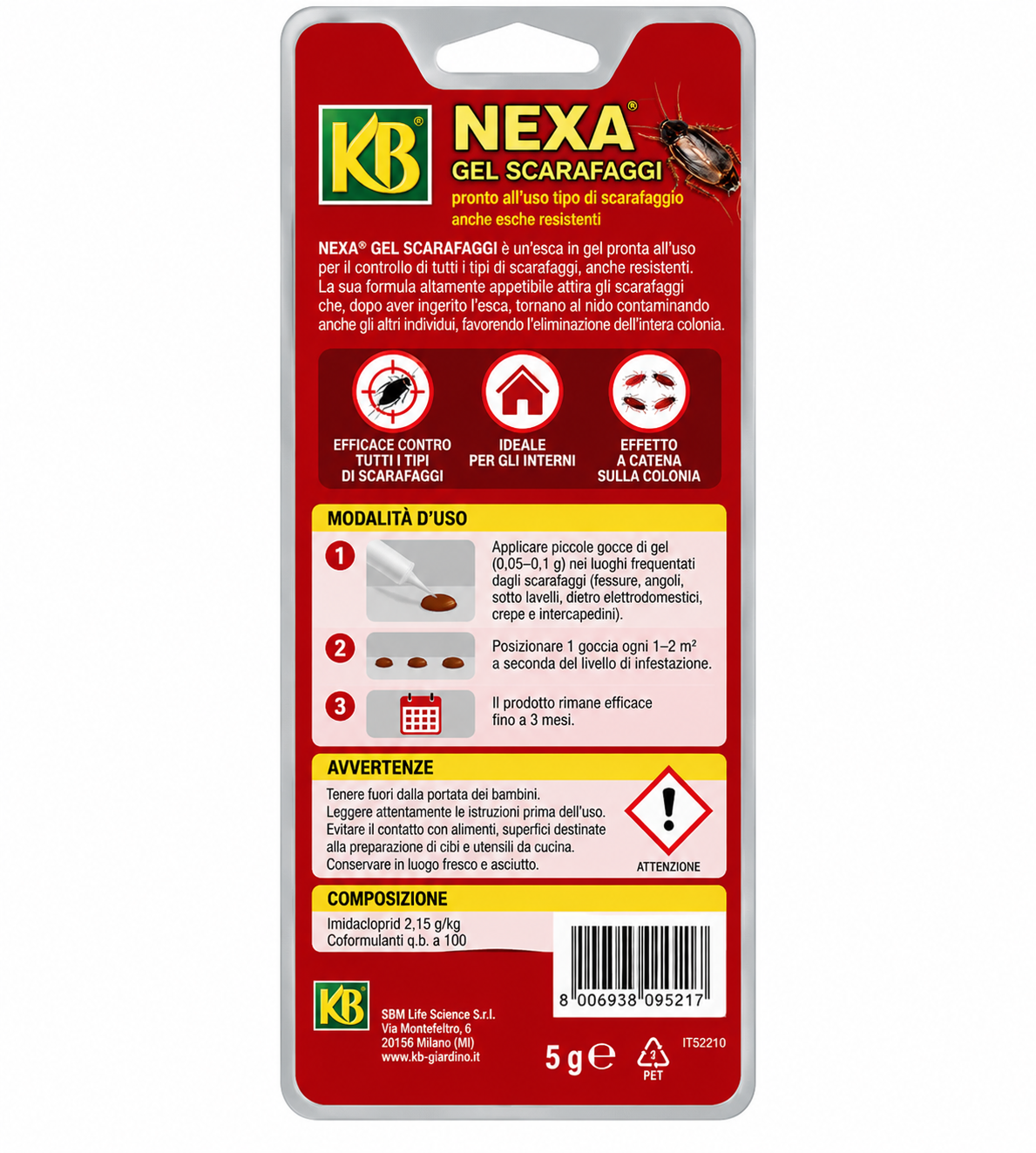 NEXA GEL SCARAFAGGI 5.G