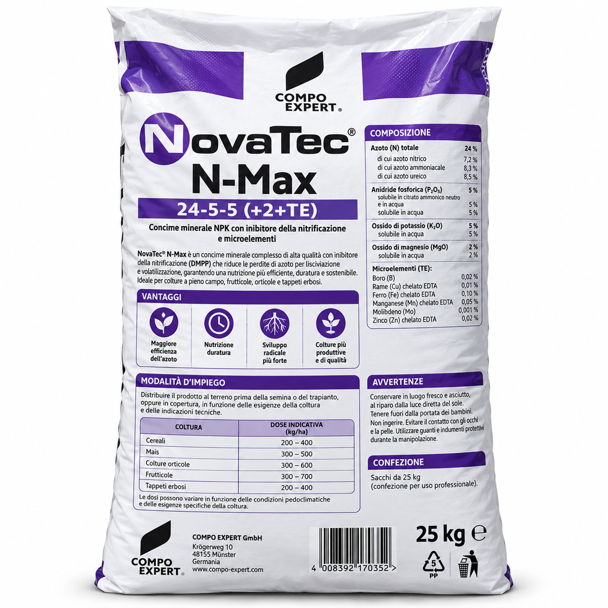 NOVATEC N-MAX 25.KG