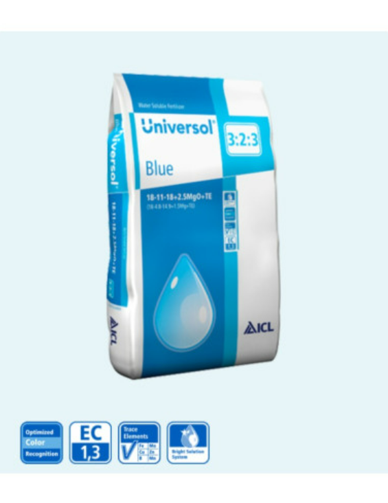 ICL UNIVERSOL BLUE 18-11-18(+2.5MgO+TE) KG25