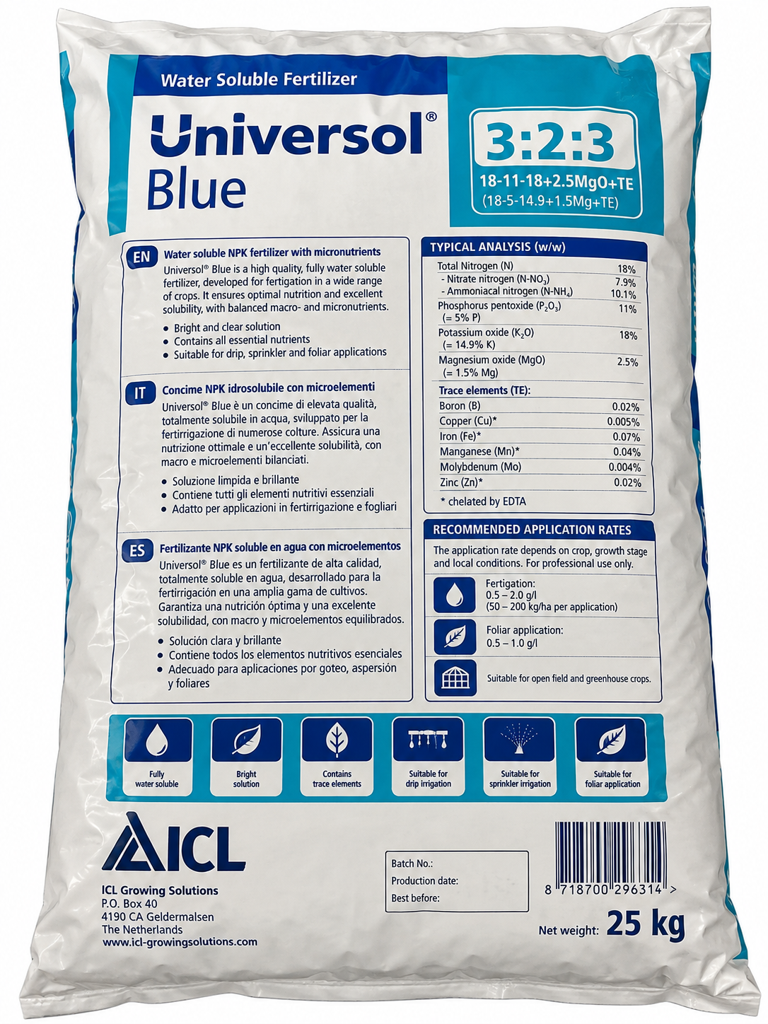 UNIVERSOL BLUE 25.KG