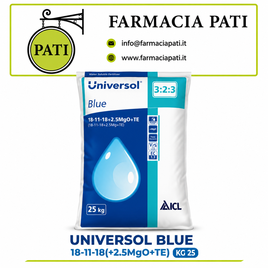 ICL UNIVERSOL BLUE 18-11-18(+2.5MgO+TE) KG25