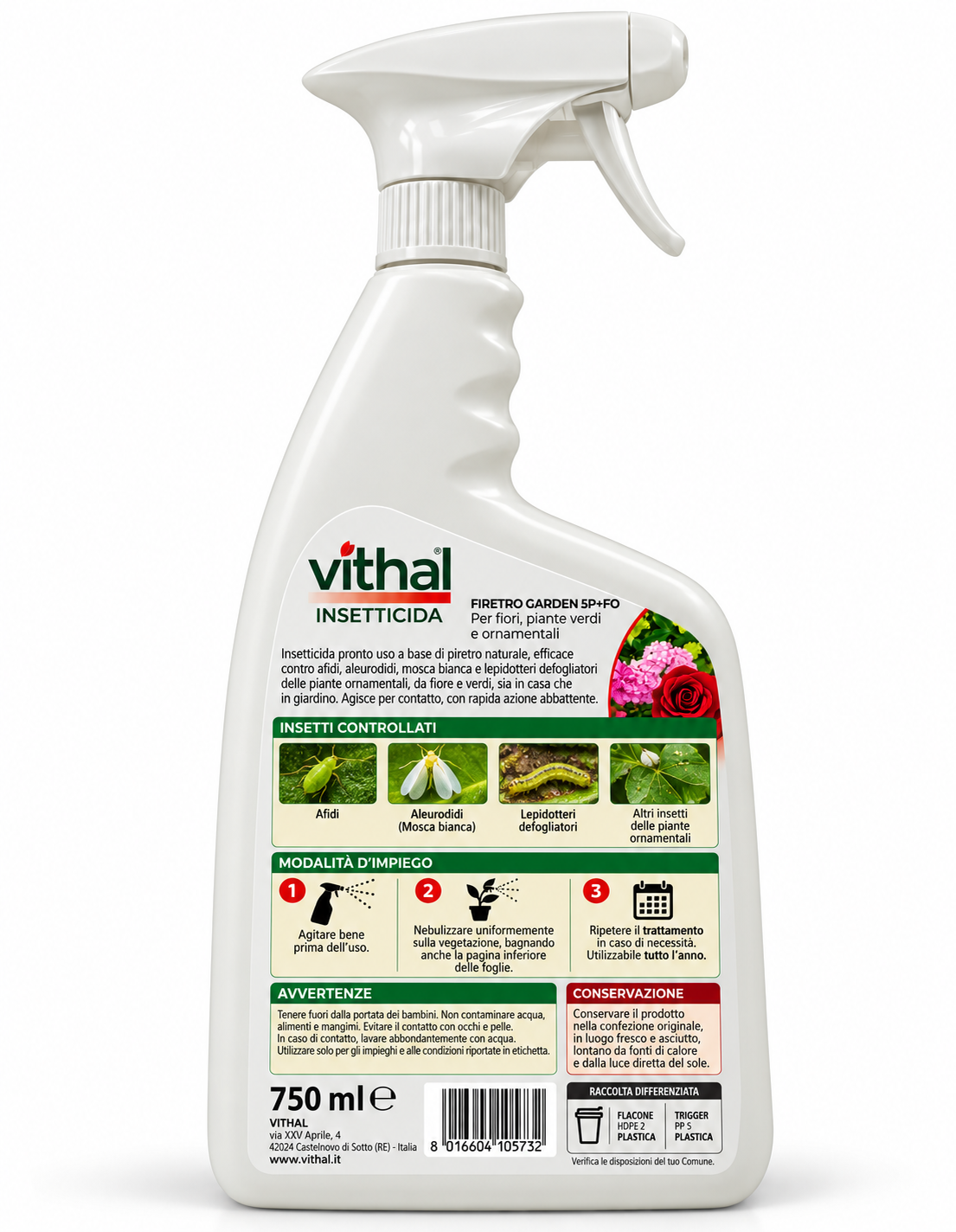 VITHAL PIRETRO 750ML